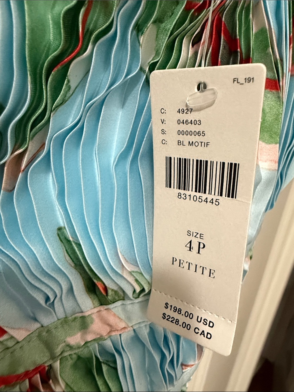 NWT Anthropologie Hutch Ruched Jumpsuit Size 4P Tropical Beach Boho Wide Leg - Picture 10 of 11